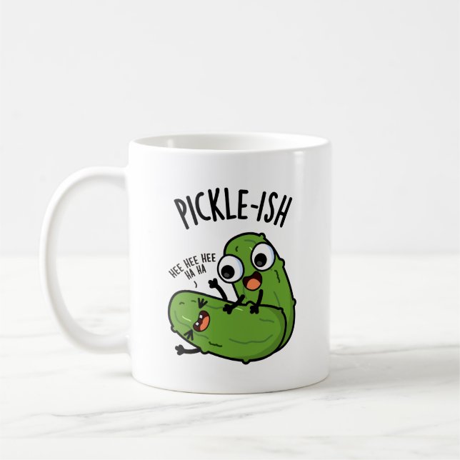 Mug Puns de Pickle drôles et chatouilleux (Gauche)
