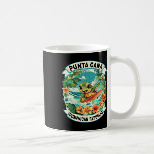 Mug Punta Cana République dominicaine Tortue de mer mi