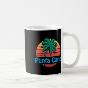 Mug Punta Cana Rétro Été Palmier Plage Cadeau Hommes W