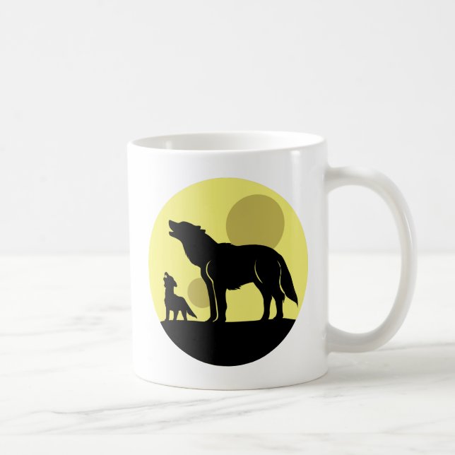 Mug Pup Mother and Wolf (Droite)
