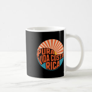 Mug Pura Vida Costa Rica Coucher de soleil Surf Été