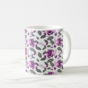 Mug Purple Bliss Floral Design