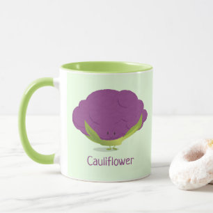 Mug Purple Cauliflower Vegetable Food