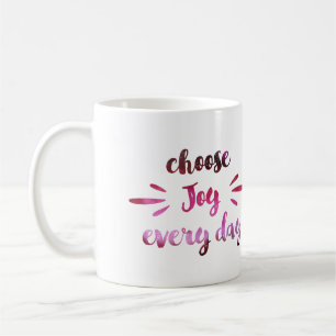 Mug Purple Choisissez la joie chaque jour citation de