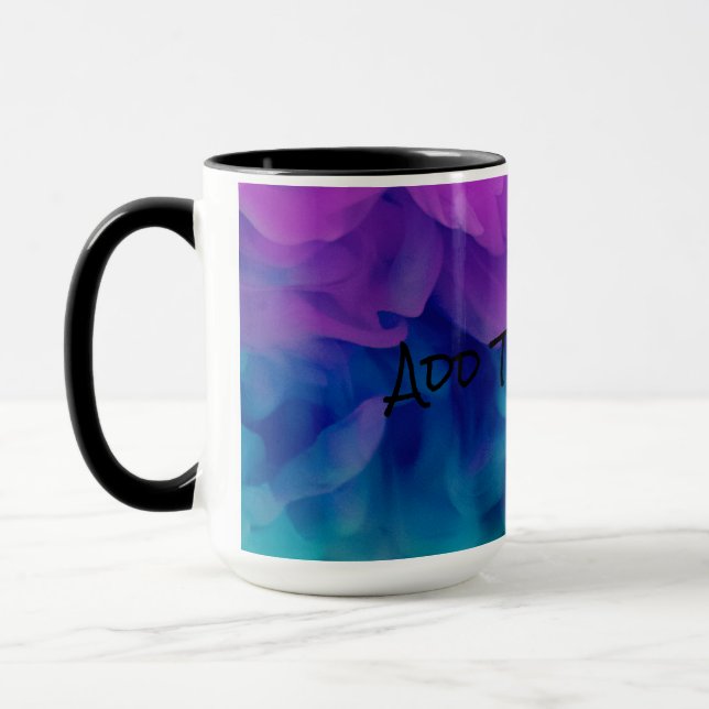 Mug Purple et Blue Digital Smoke (Gauche)