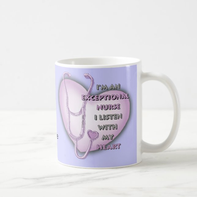 Mug Purple Heart infirmière exceptionnelle  (Droite)