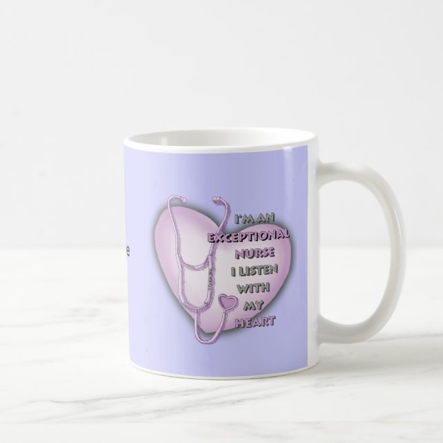 Mug Purple Heart infirmière exceptionnelle  (Droite)
