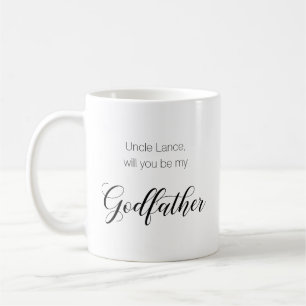 Mug Purple Heart Serez-Vous Ma Proposition De Parrain