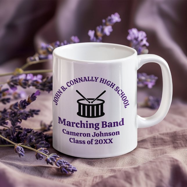 Mug Purple High School Marching Band Personnalisable (Créateur téléchargé)