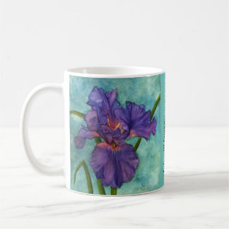 Mug Purple Iris Scriptural Encouragement JW