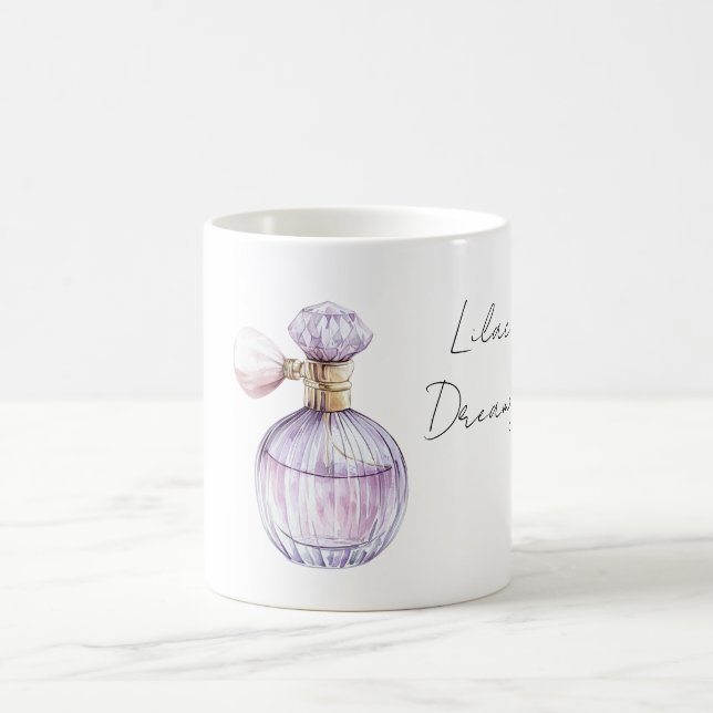 Mug Purple Lavender Perfume Bottle (Centre)