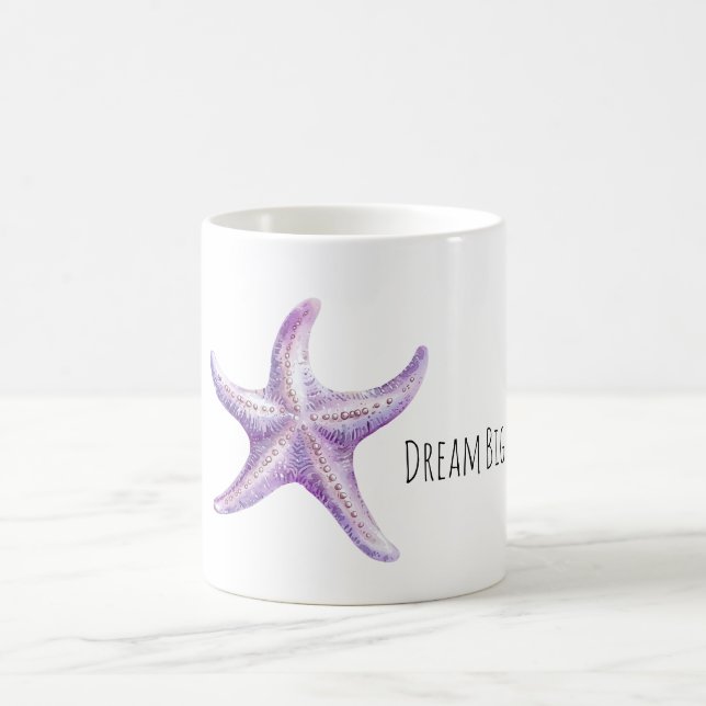 Mug Purple Lavender Starfish (Centre)