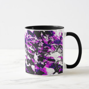Mug Purple Morning Abstrait