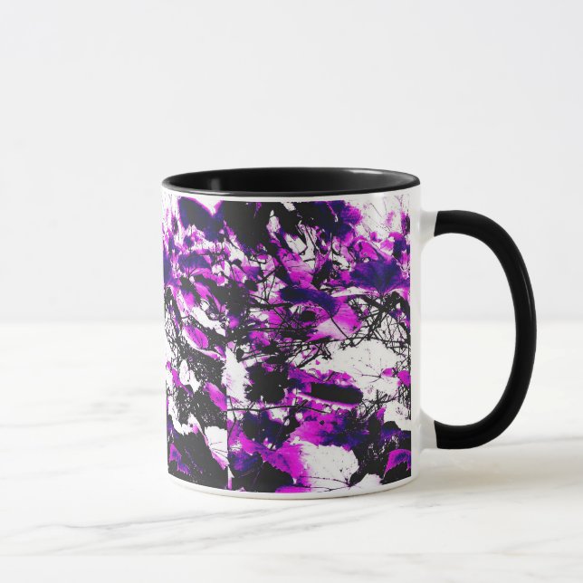Mug Purple Morning Abstrait (Droite)