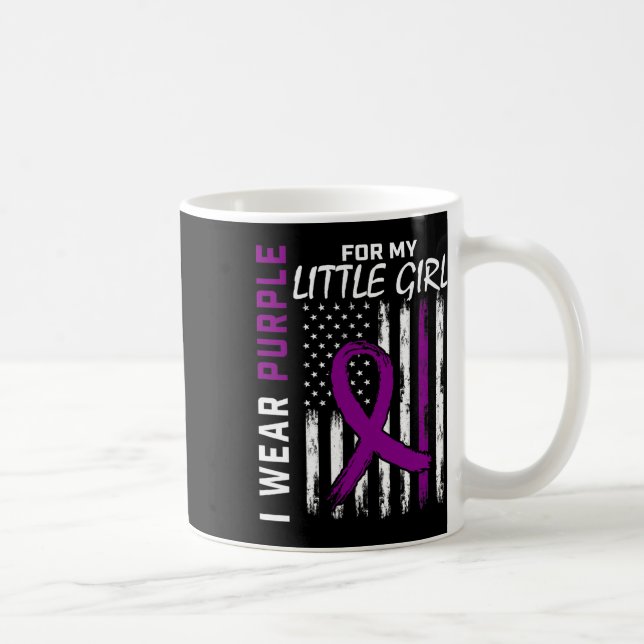 Mug Purple Petite Fille Fille Epilepsie Conscience Ame (Droite)