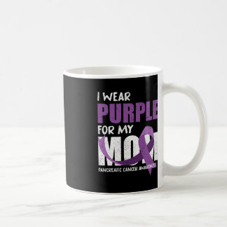 Mug Purple Ribbon Fighter Maman Pancreatic Cancer Awar