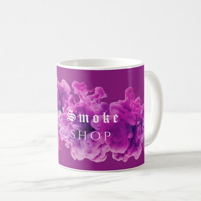 Mug Purple Smoke Vape Boutique (Devant droit)