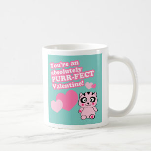 Mug Purr-fect Valentine Cute Cat Valentine