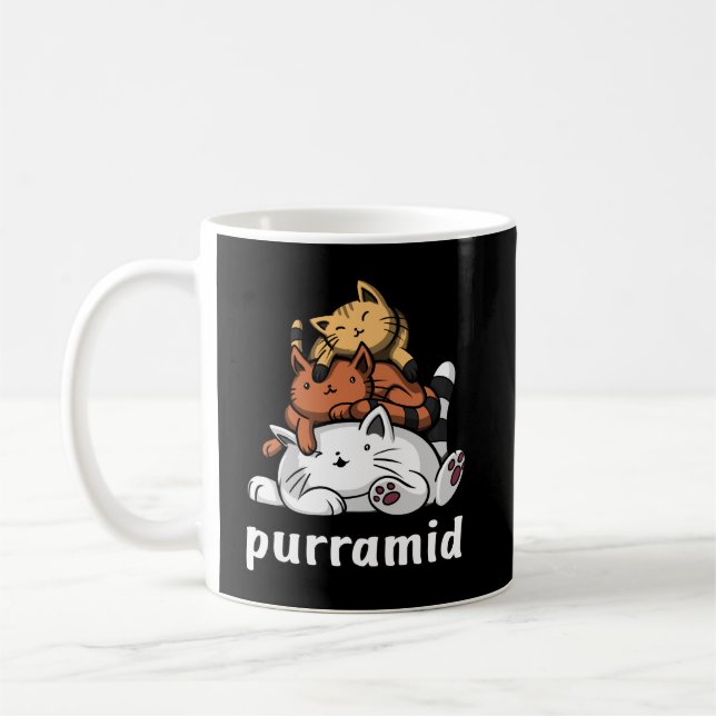 Mug Purramid Chat Pyramides Cute Kitten (Gauche)