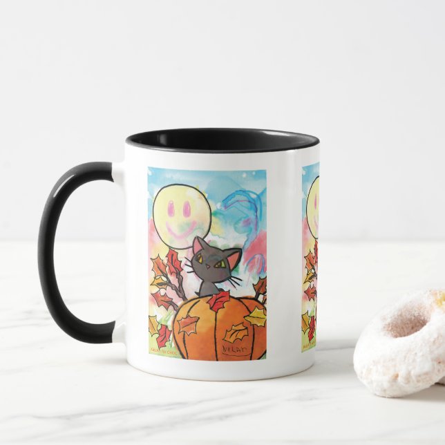 Mug Purrfect Automne - Kids Art pour CHOC (Avec donut)