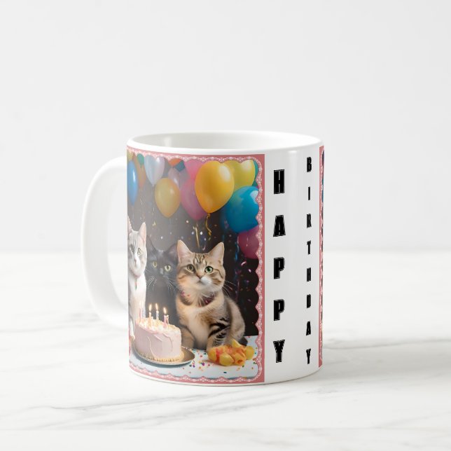 Mug Purrfect Celebration : A Cat's Birthday Party, (Devant gauche)