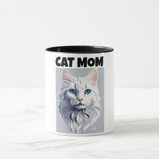 Mug - Purrfect Mère's Day Cadeau personnalisé (Centre)
