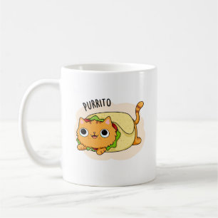 Mug Purrito Drôle Chat Burrito Pun