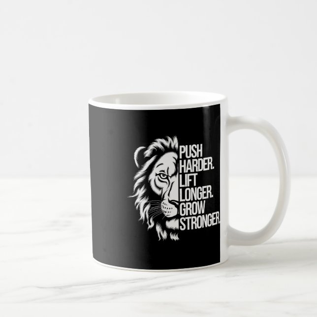 Mug Push Harder. Soulevez Plus Longtemps. Augmentez Pl (Droite)