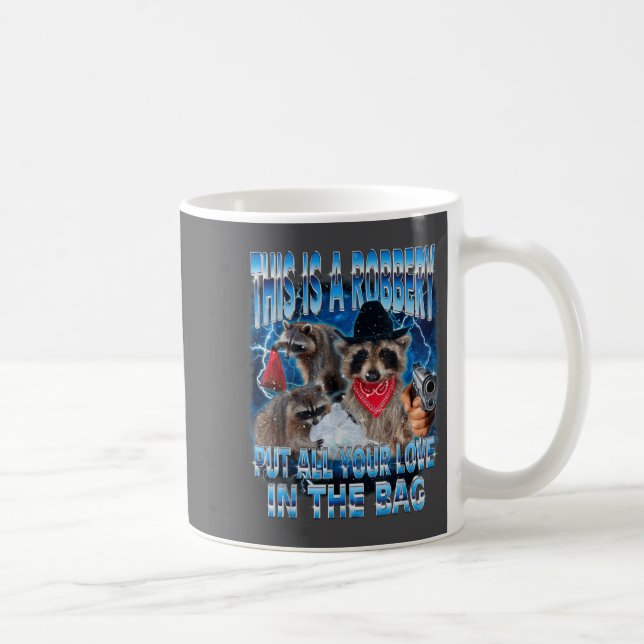 Mug Put All Your Love In The Bag Funny Valentine Racco (Droite)