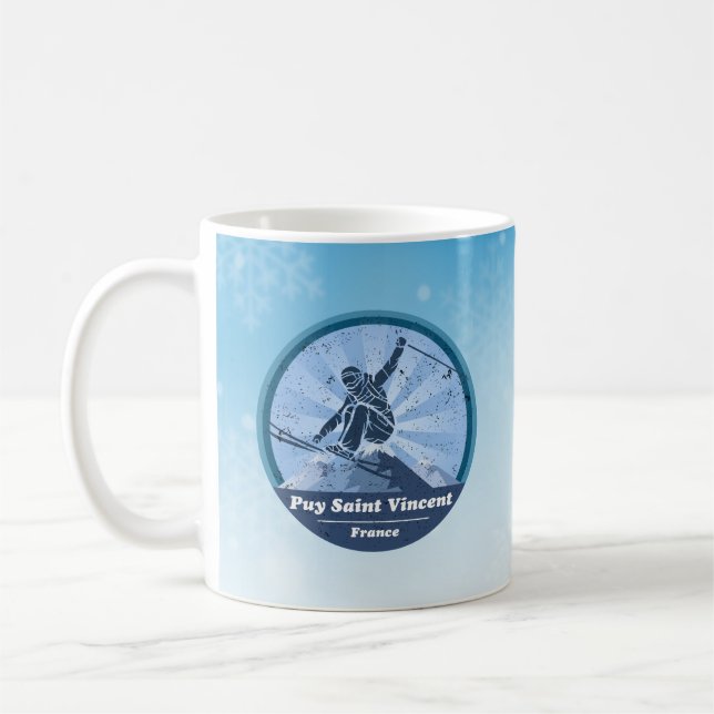 Mug Puy Saint Vincent Skieur (Gauche)