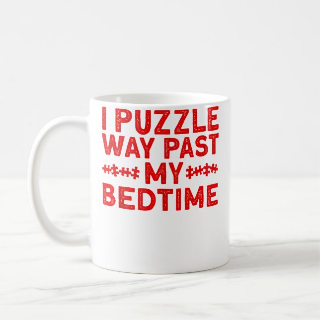 Mug Puzzle amusant pour hommes et femmes Pièce de puzz (Gauche)