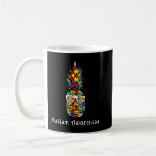 Mug Puzzle avec graphique d'ananas pour avril, The Aut