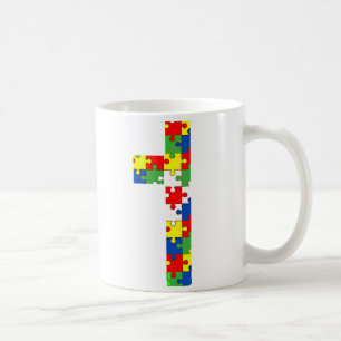 Mug Puzzle de la croix de Jésus pour la sensibilisatio