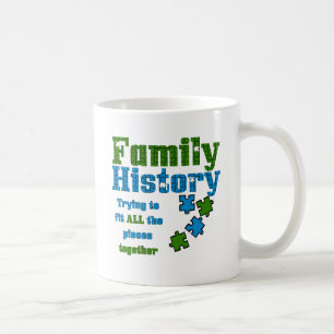 Mug Puzzle d'histoire familiale