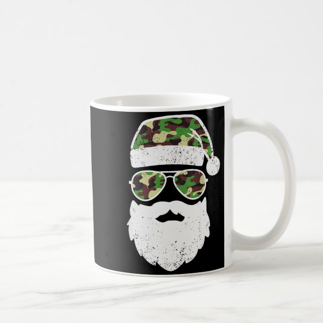Mug Pyjama de Noël drôle camouflage drôle camouflage a (Droite)