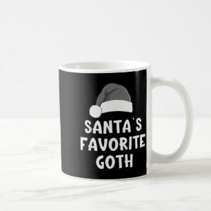 Mug Pyjama de Noël drôle gothique préféré du Père Noël