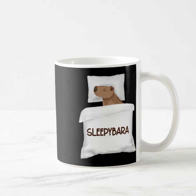 Mug Pyjamas de nuit de Capybara Officielle Dormir Slee (Droite)