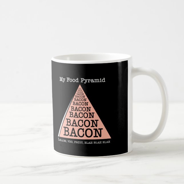 Mug Pyramide alimentaire de Bacon (Droite)