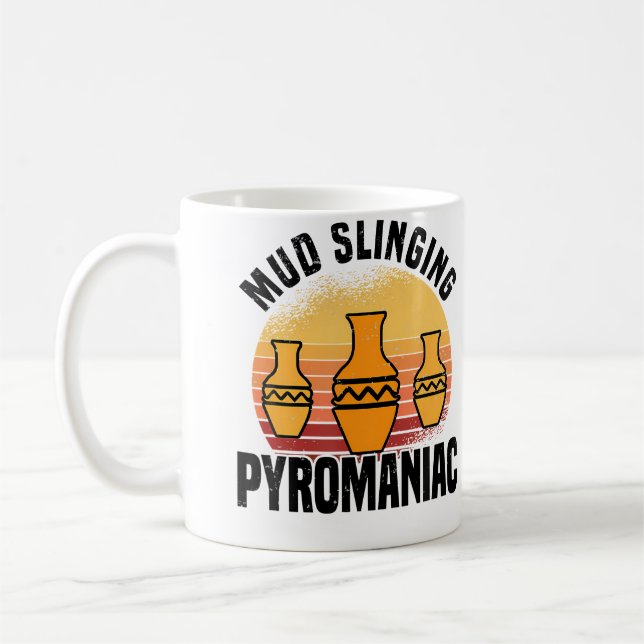 Mug Pyromane à l'argile - Céramique Poterie (Gauche)