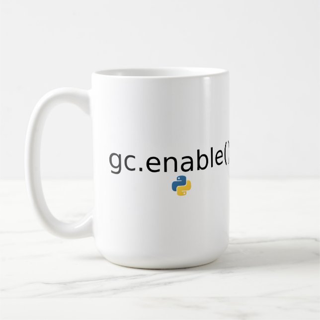 Mug python Garbage Collector (Gauche)