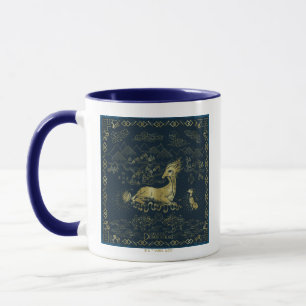 Mug Qilin Au Repos Tapisserie d'or