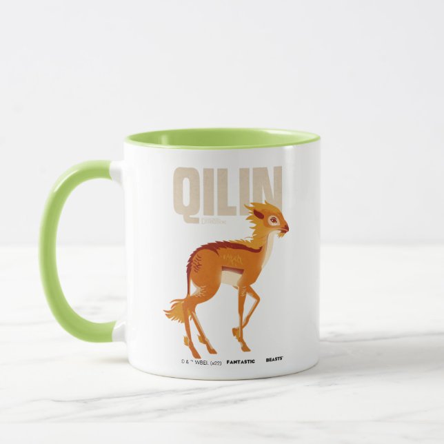 Mug Qilin Vintage Graphic (Gauche)