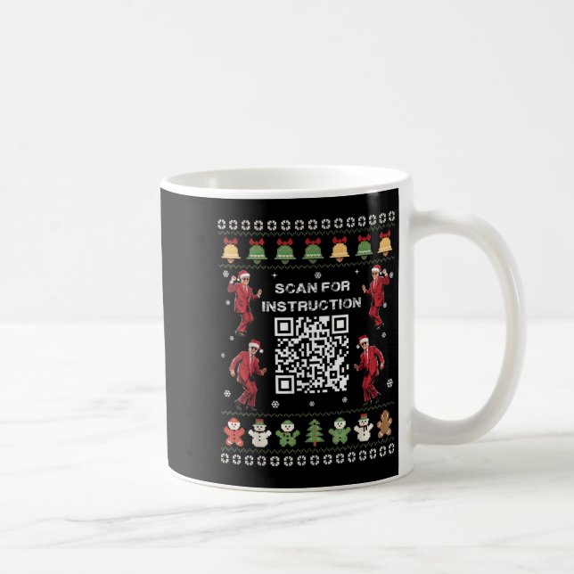 Mug Qr Trump Dance Code Président Analyse De L'Instruc (Droite)