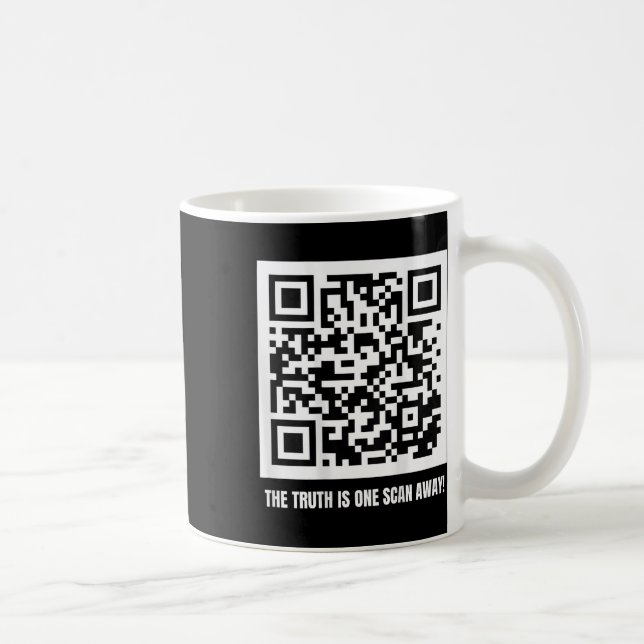 Mug Qr Trump Dancing Code Merch Uni-adulte, Noir, (Droite)