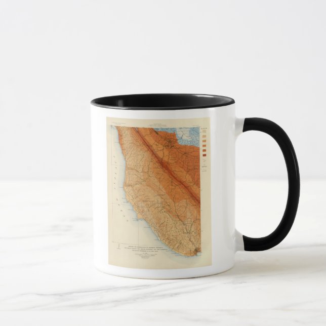 Mug Quadrillage Père Noël Cruz montrant l'intensité, f (Droite)