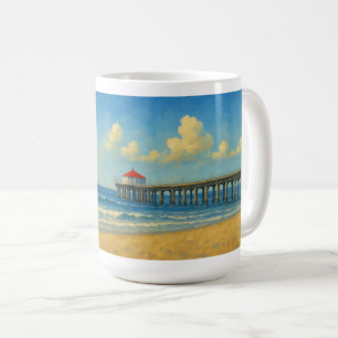 Mug Quai de Manhattan avec toit rouge