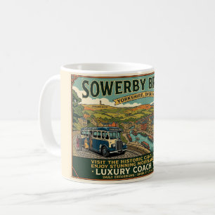 Mug Quai Historique du Canal de Sowerby Bridge, Art Vi