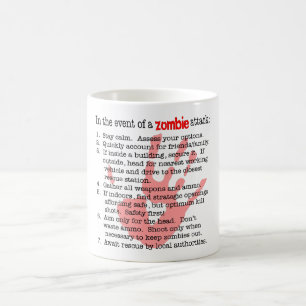 Mug Quand attaque de zombis