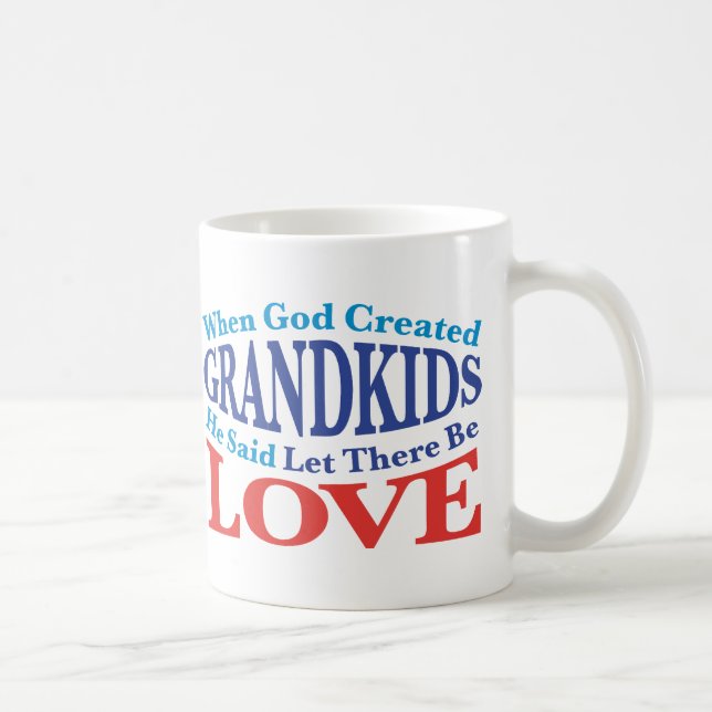 Mug Quand Dieu créa des petits-enfants (Droite)