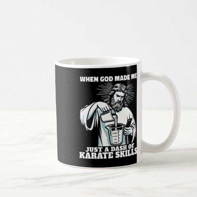 Mug Quand Dieu M'A Fait Déchirer De Compétences Oops D (Droite)